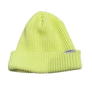 O'Neill | EUC Lime Green Ribbed Knit Beanie